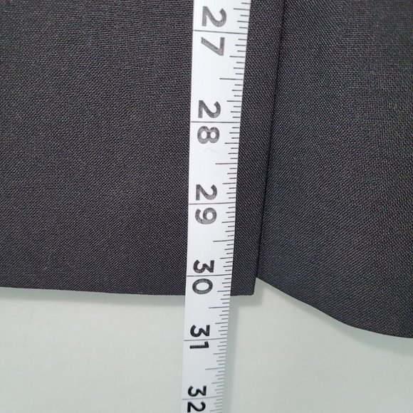 Kenneth Cole Mens Black Wool Blazer Size 40L Two Button Double Vent Back - Picture 13 of 16